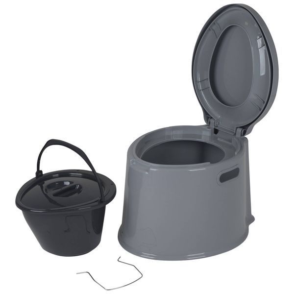 Біотуалет Bo-Camp Portable Toilet 7 Liters Grey (5502800) DAS1238 фото