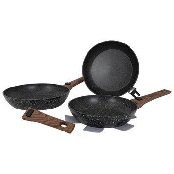 Набор сковородок Gimex Frying Pan Set 3 предмета Black (6979264) DAS1829 фото