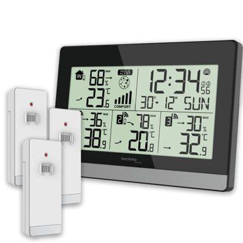 Термогігрометр Technoline WS7065 Black/Silver (WS7065) DAS2211 фото