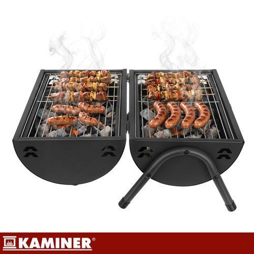 Садовый туристический мангал Kaminer 27322 38х30х40см 49610 фото