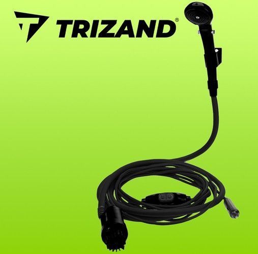 Портативный туристический автомобильный душ с насосом 12В 60 Вт Trizand 8877 18176 фото