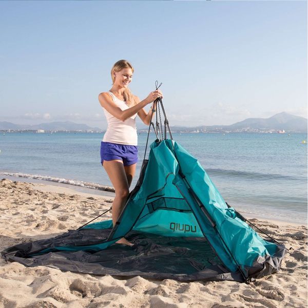 Намет Uquip Buzzy UV 50+ Blue/Grey (241002) DAS814 фото