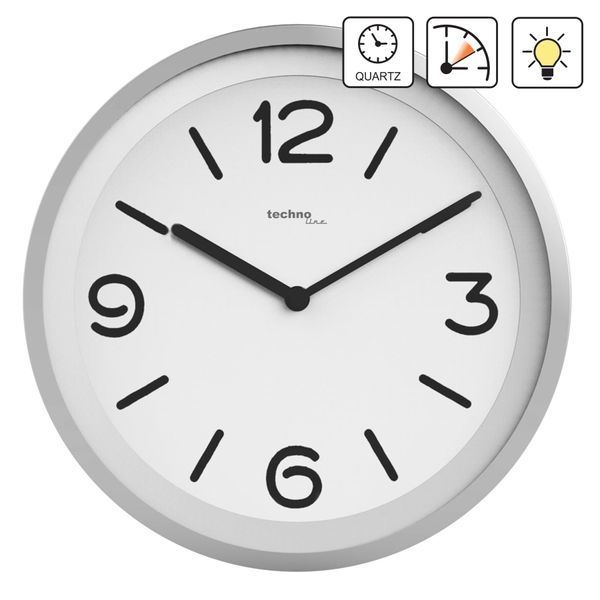 Годинник настінний Technoline WT7400 Silver (WT7400) DAS1354 фото