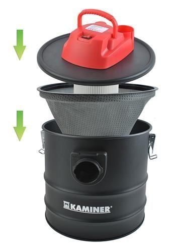 Пылесос для камина 18л + 2 фильтра Kaminer 6316 1200W 16256 фото