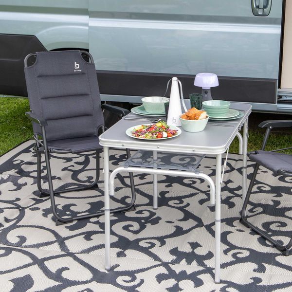 Стіл Bo-Camp Premium 120x60 cm Grey (1404421) DAS3059 фото