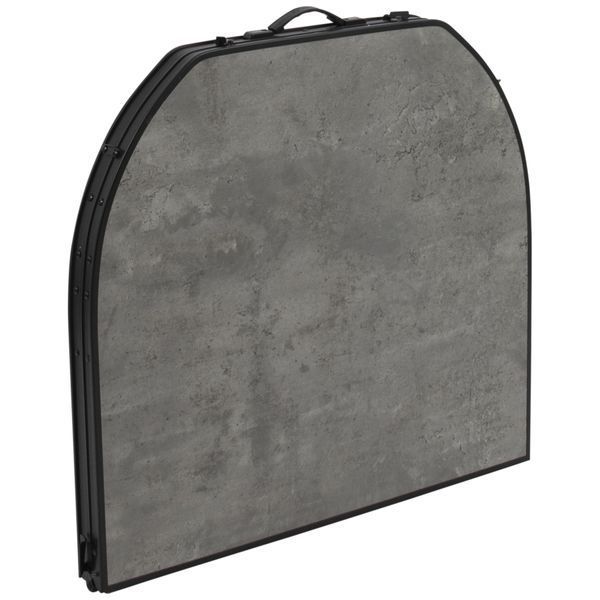 Стол Bo-Camp Northgate Oval 150x80 cm Black/Grey (1404188) DAS2359 фото