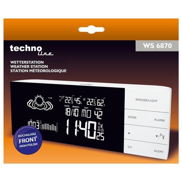 Метеостанція Technoline WS6870 White (WS6870) DAS1720 фото