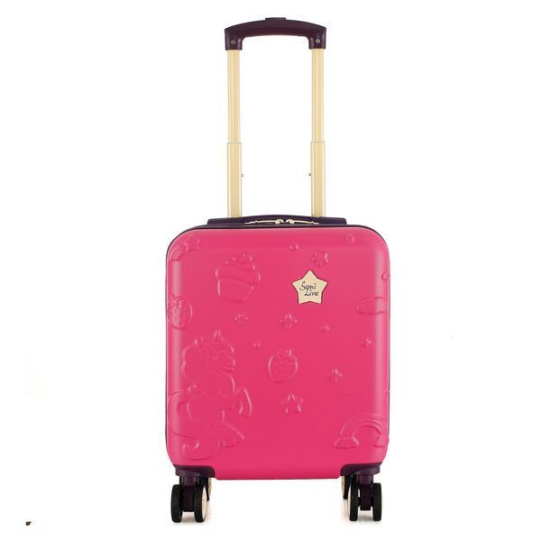Чемодан детский Semi Line 16" (XS) Rose/Black (T5881-1) DAS3439 фото