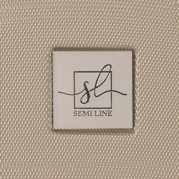 Валіза Semi Line 24" (M) Champagne/Black (T5674-3) DAS2496 фото