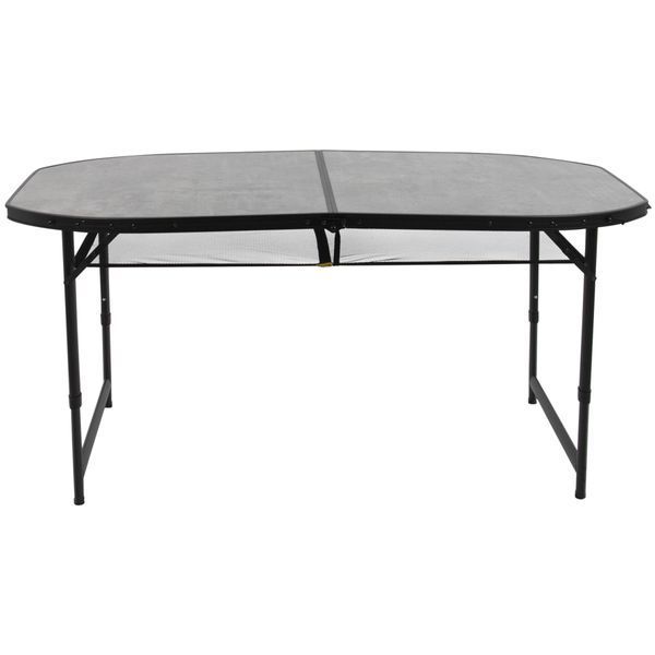 Стол Bo-Camp Northgate Oval 150x80 cm Black/Grey (1404188) DAS2359 фото