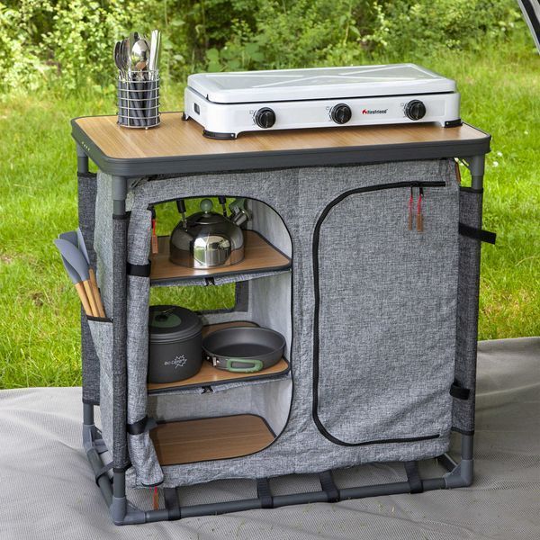 Кухня кемпинговая Bo-Camp Hampton Anthracite (1593655) DAS1214 фото