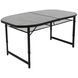 Стол Bo-Camp Northgate Oval 150x80 cm Black/Grey (1404188) DAS2359 фото 1