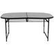 Стол Bo-Camp Northgate Oval 150x80 cm Black/Grey (1404188) DAS2359 фото 2