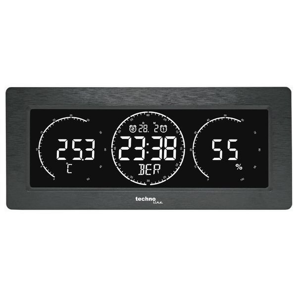 Часы настольные Technoline WT458 Black (WT458) DAS2321 фото