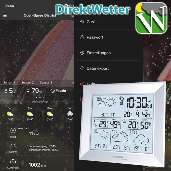 Метеостанція Technoline DirektWetter WD2000 Silver (WD2000) DAS2238 фото