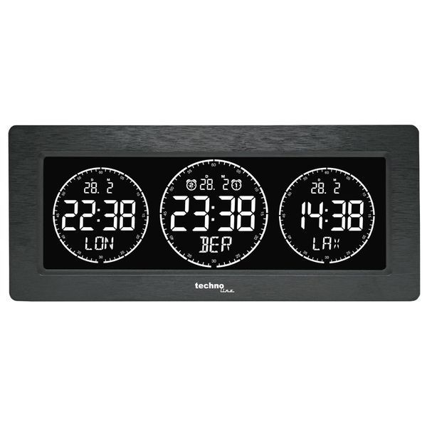 Часы настольные Technoline WT458 Black (WT458) DAS2321 фото