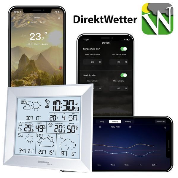 Метеостанція Technoline DirektWetter WD2000 Silver (WD2000) DAS2238 фото