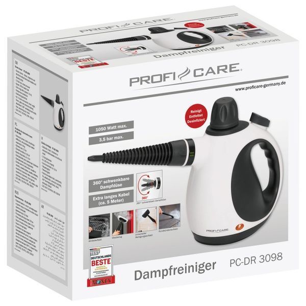 Паровая мойка высокого давления ProfiCare PC-DR 3098 Пароочиститель 14338 фото