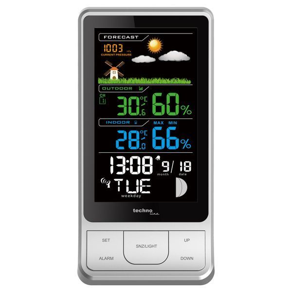 Метеостанція Technoline WS6441 Black/Silver (WS6441) DAS1049 фото
