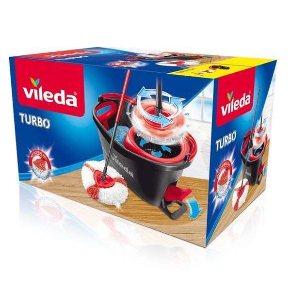 Набор для уборки Vileda Easy Wring Clean Turbo 2в1 Чехия 163422 12294 фото