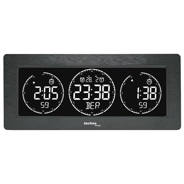 Часы настольные Technoline WT458 Black (WT458) DAS2321 фото