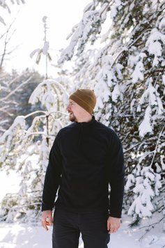 Кофта флісова Tribe Fleece Jacket Half Zip T-KJ-0012-black, 46 T-KJ-0012-black-46 фото