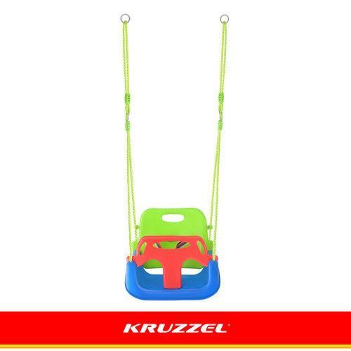 Детская качеля-трансформер 3-в-1 зелено-синяя Kruzzel 27358 49654 фото