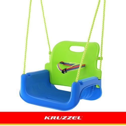 Детская качеля-трансформер 3-в-1 зелено-синяя Kruzzel 27358 49654 фото
