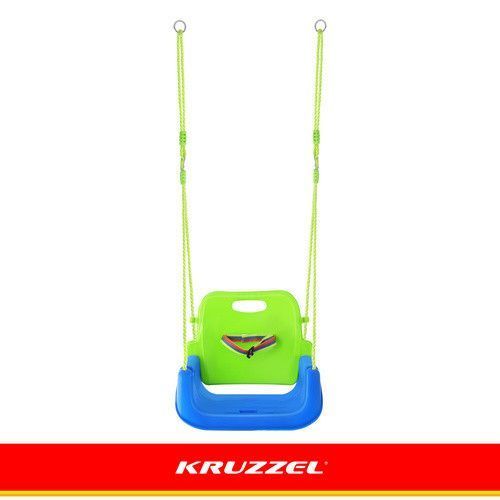 Детская качеля-трансформер 3-в-1 зелено-синяя Kruzzel 27358 49654 фото