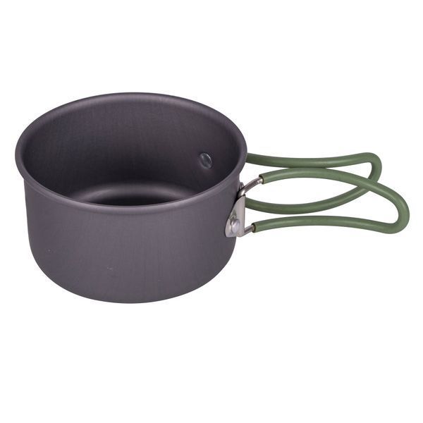 Набор посуды Bo-Camp Explorer 2 Pieces Hard Anodized Anthracite / Green (2200240) DAS1328 фото