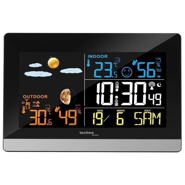 Метеостанція Technoline WS6455 Black/Silver (WS6455) DAS2284 фото