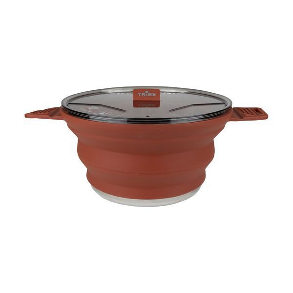 Каструля Tribe Collapsible Pot 2,5 л силіконова T-FF-0025, brown T-FF-0025-brown фото