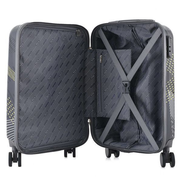 Валіза Semi Line 20" (S) Black Pattern (T5651-1) DAS2067 фото