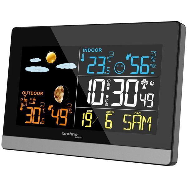 Метеостанція Technoline WS6455 Black/Silver (WS6455) DAS2284 фото