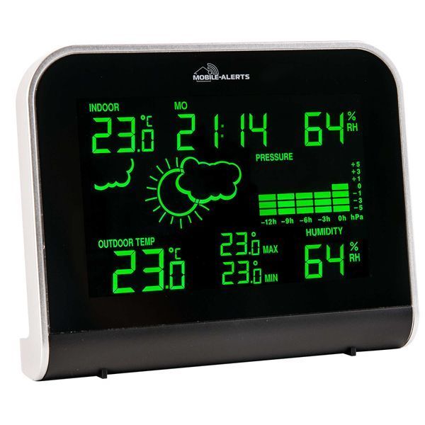 Метеостанція Technoline Mobile Alerts MA10920 IT Black/Silver (MA10920) DAS1050 фото