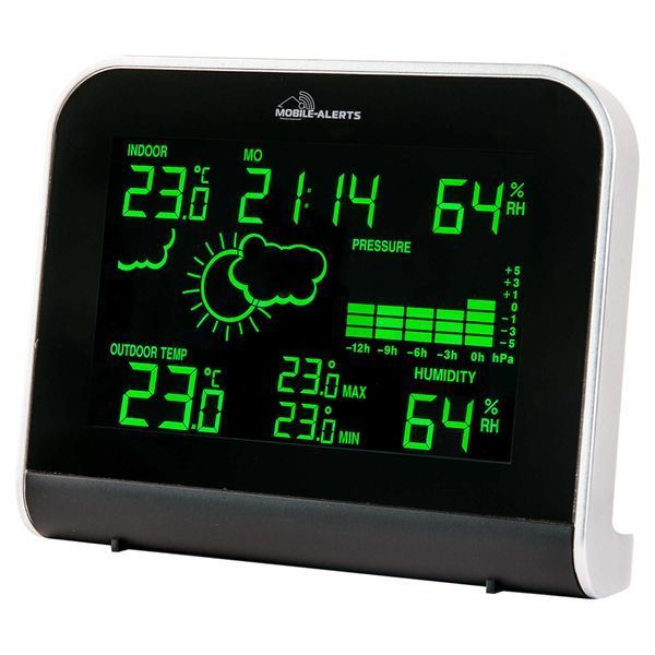 Метеостанція Technoline Mobile Alerts MA10920 IT Black/Silver (MA10920) DAS1050 фото