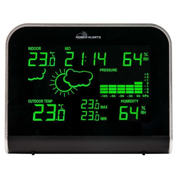 Метеостанція Technoline Mobile Alerts MA10920 IT Black/Silver (MA10920) DAS1050 фото