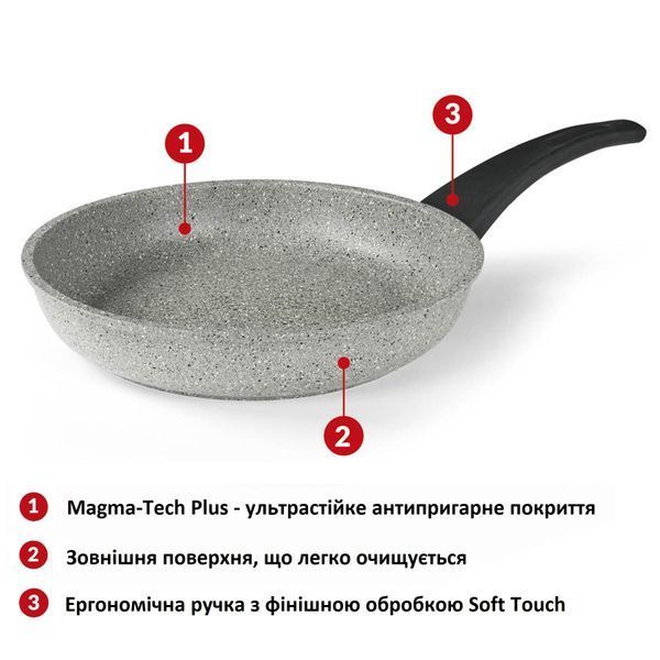 Сковорода Flonal Dura Induction 32 см (DUIPD3230) DAS2094 фото