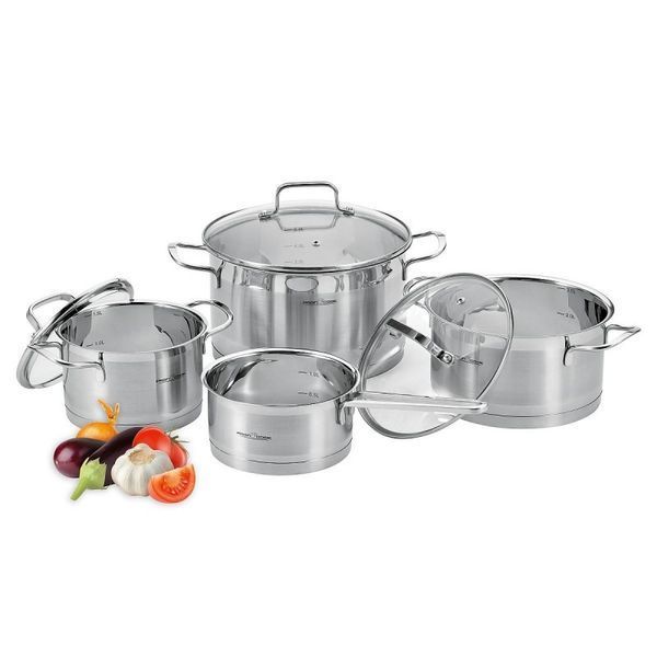 Набор кастрюль из нержавеющей стали ProfiCook PC KTS 1224 7 элементов 12469 фото