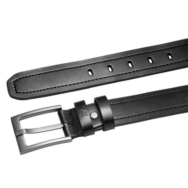 Ремень мужской кожаный Semi Line Black (P8236-0 M) DAS3010 фото