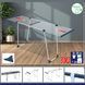 Сушарка для білизни підлогова Casa Si CasaFlex 20 White (CS92179B04) DAS2747 фото 4
