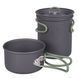 Набор посуды Bo-Camp Explorer 2 Pieces Hard Anodized Anthracite / Green (2200240) DAS1328 фото 9