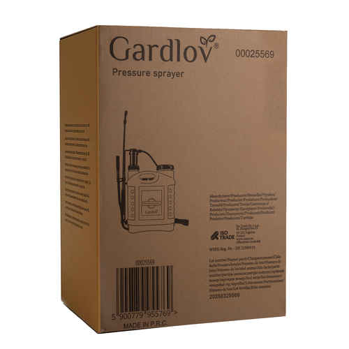 Опрыскиватель ручной высокого давления 16л Gardlov 25569 33973 фото
