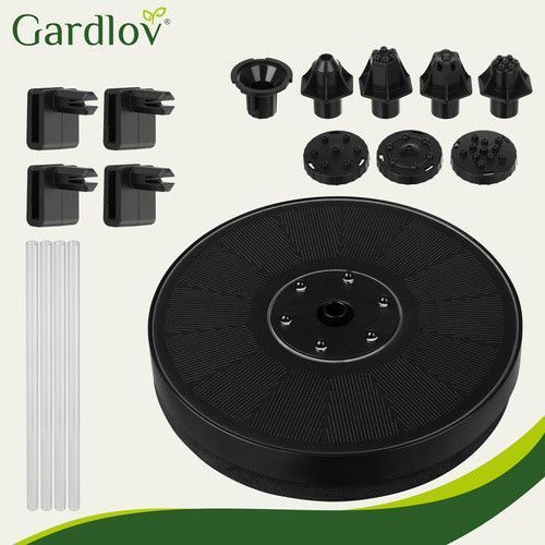 Солнечный садовый фонтан Gardlov 23227 со светодиодной подсветкой 49566 фото