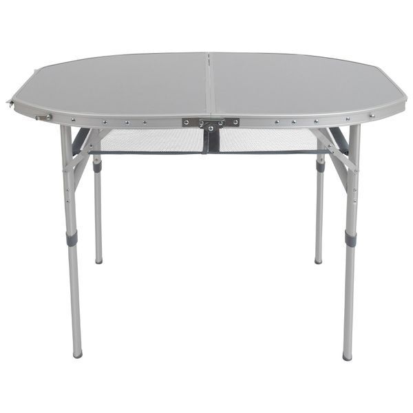 Стіл Bo-Camp Premium Oval 100x70 cm Grey (1404424) DAS3064 фото