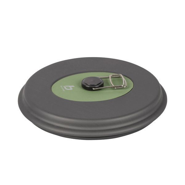 Набір посуду Bo-Camp Explorer 4 Pieces Hard Anodized Grey/Green (2200244) DAS1329 фото