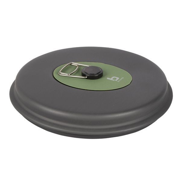 Набір посуду Bo-Camp Explorer 4 Pieces Hard Anodized Grey/Green (2200244) DAS1329 фото