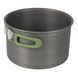 Набір посуду Bo-Camp Explorer 4 Pieces Hard Anodized Grey/Green (2200244) DAS1329 фото 9