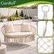 Качели "гнездо аиста" кремовая Gardlov 27379 49643 фото 8