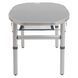 Стіл Bo-Camp Premium Oval 100x70 cm Grey (1404424) DAS3064 фото 3